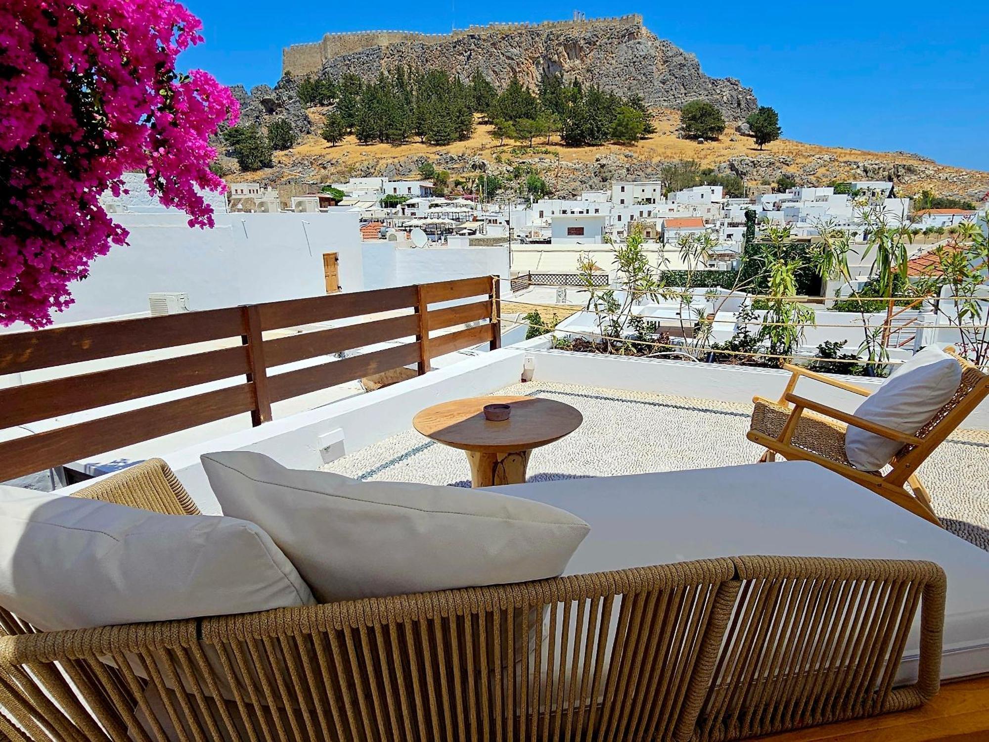 Villa Aphrodite Lindos Suites エクステリア 写真